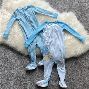 Disney Light Blue Character Footies